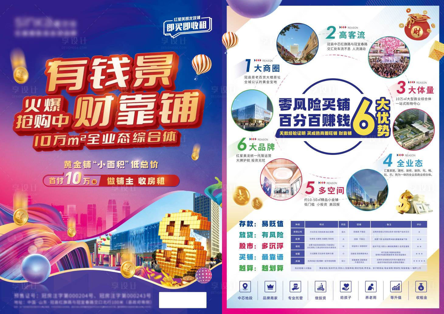 源文件下載【商鋪商業招商DM單頁-源文件】編號：58330017995521992
