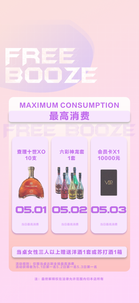 源文件下载【酒吧最高消费海报】编号：20230707231945131