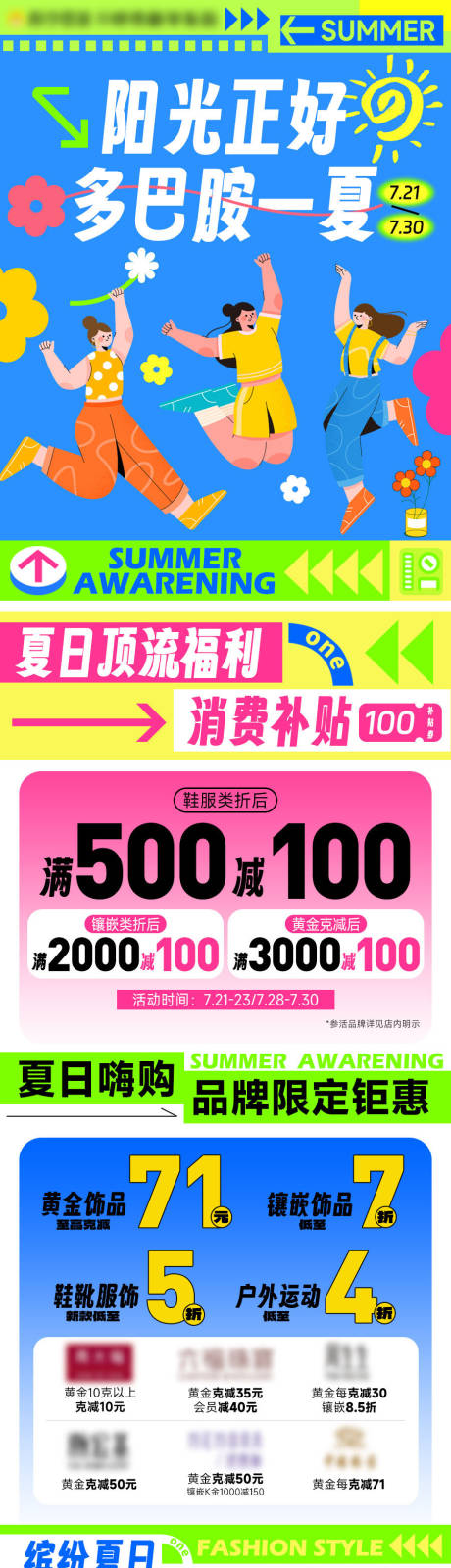 源文件下載【夏日多巴胺長圖】編號：48380018188843239