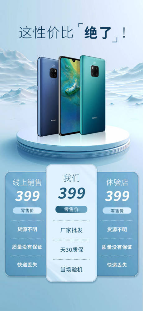 源文件下载【手机价格对比海报】编号：61790017892877345