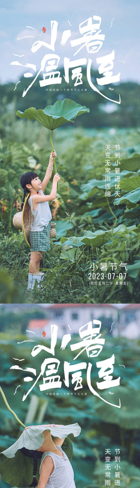 源文件下载【小暑海报】编号：88590017771599484