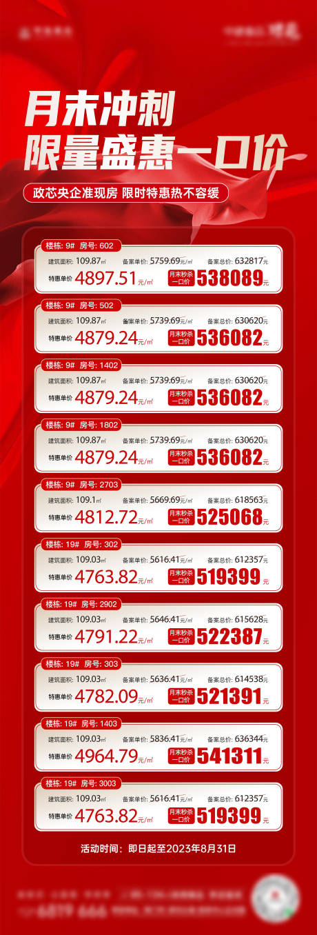 源文件下载【特价房热销海报】编号：32270018954937302