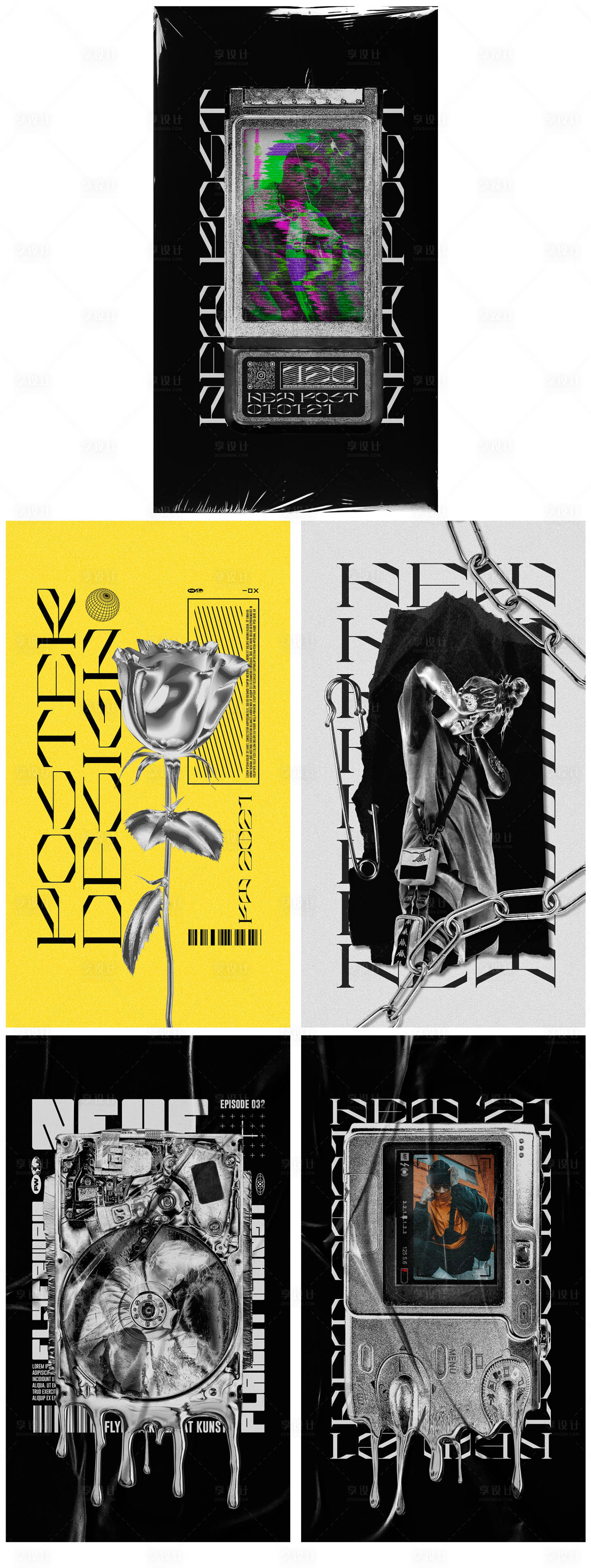 源文件下載【享設(shè)計(jì)】搜索編號：39240018849197301【酸性風(fēng)格海報(bào)】