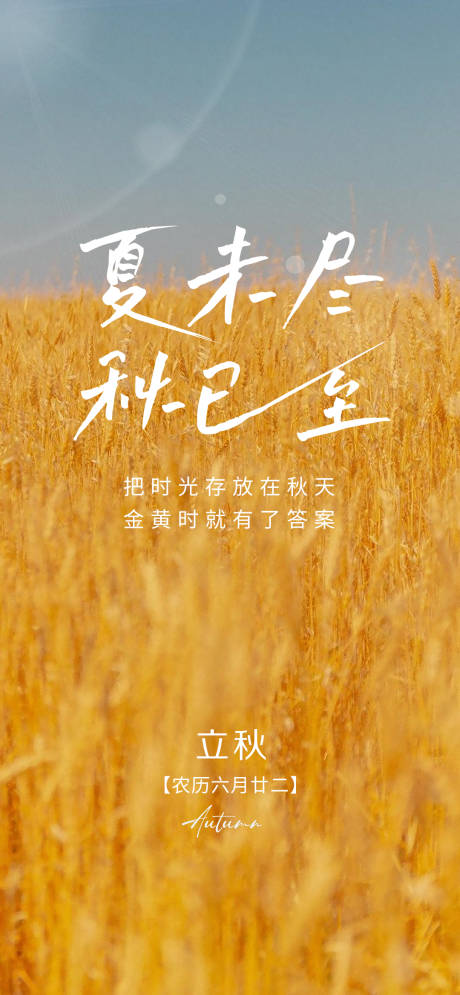源文件下载【医美立秋海报】编号：26370018606847927