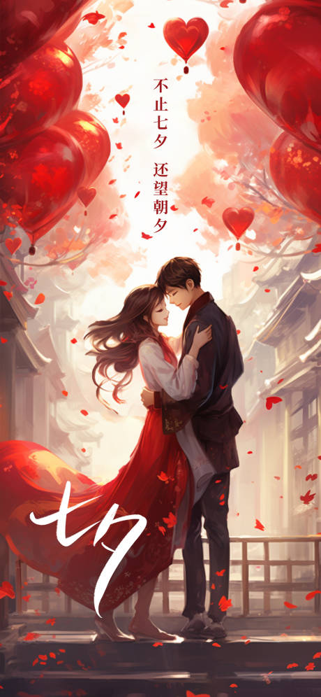 源文件下載【享設計】搜索編號：89240018544769982【七夕節海報】