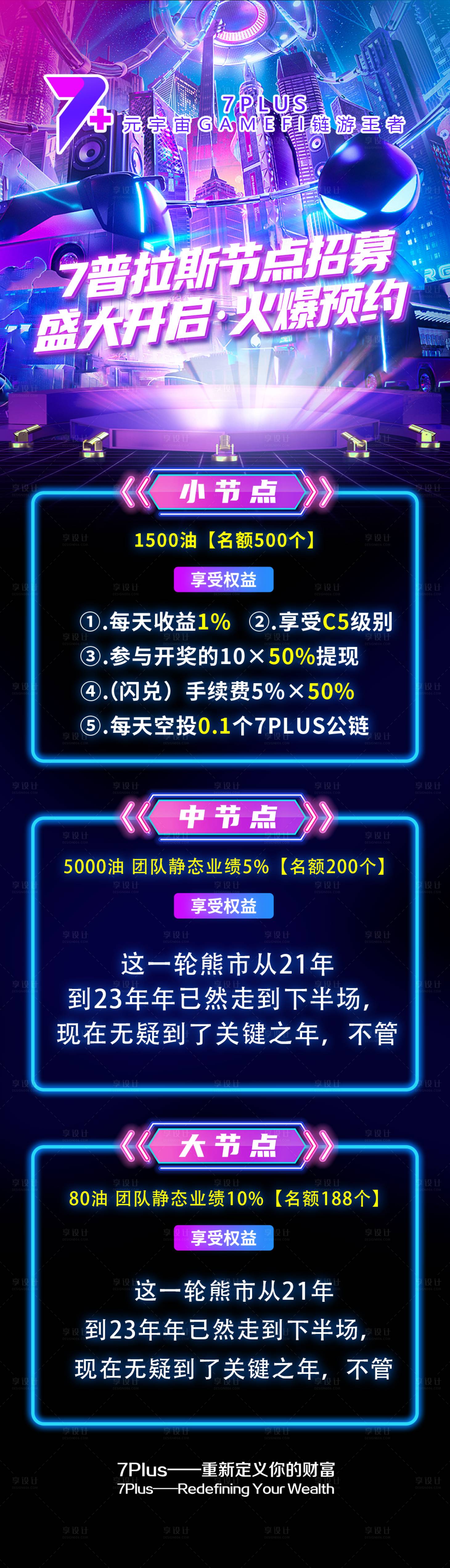 源文件下载【享设计】搜索编号：62590018668325801【区块链竞技游戏长图海报】
