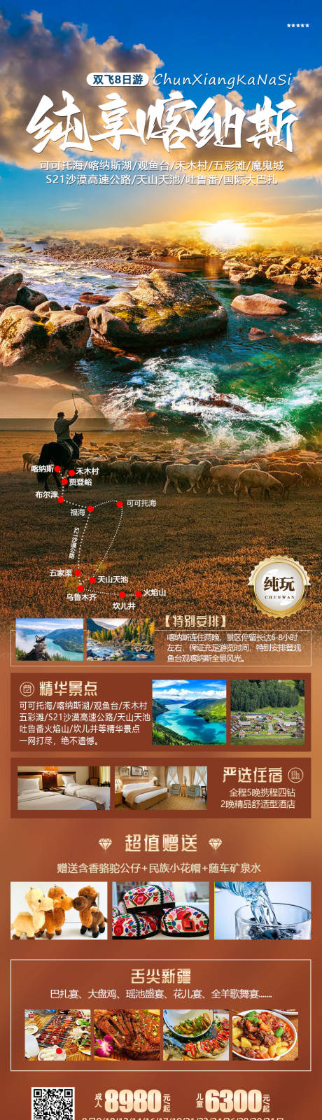 源文件下载【喀纳斯新疆旅游海报】编号：87880018530375817