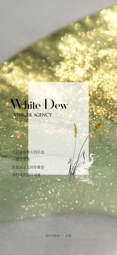 源文件下载【白露节气海报】编号：41120018959243779