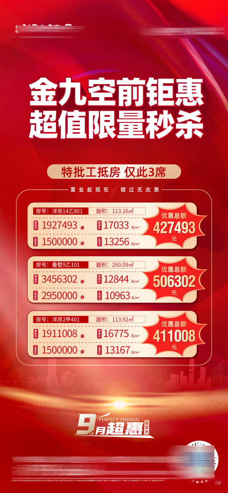 源文件下载【特价房海报】编号：84540018666882897
