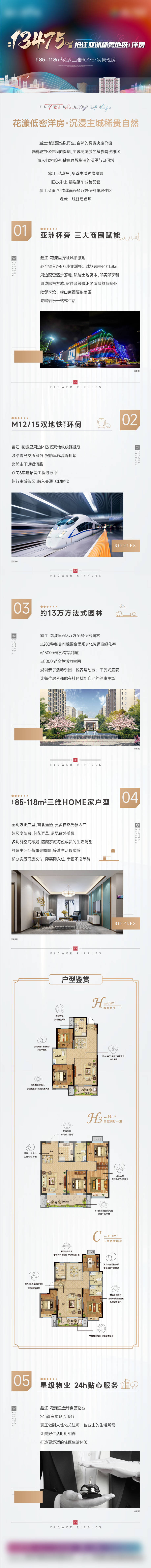 源文件下载【享设计】搜索编号：97610018799182579【地产洋房价值点加推海报长图】