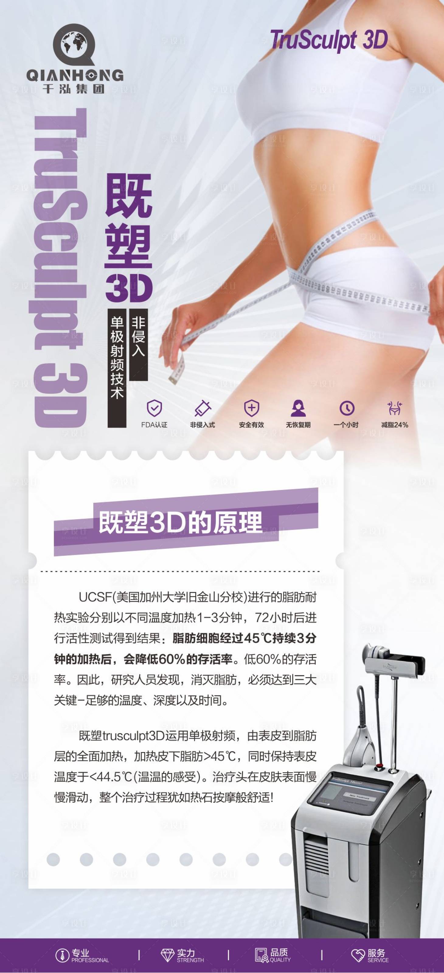 源文件下載【享設計】搜索編號：33050018484284345【醫美儀器海報】