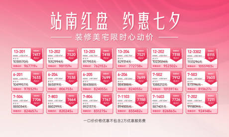 源文件下载【七夕特价房源海报展板】编号：76870018702995732