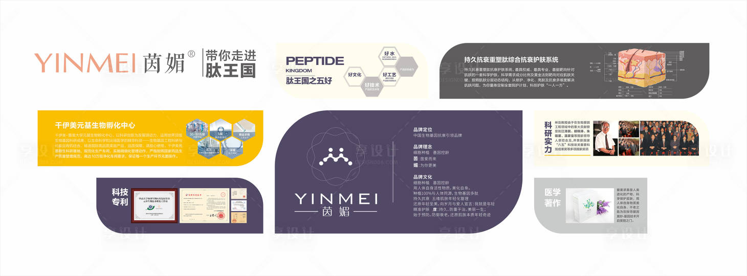 源文件下載【享設計】搜索編號：76040018527792187【醫美企業文化墻活動背景板】