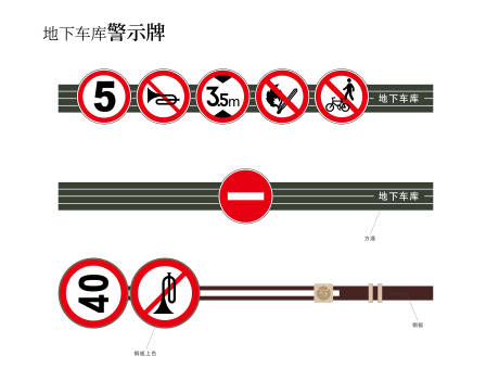 源文件下载【地下车库警示牌】编号：14550018860235230