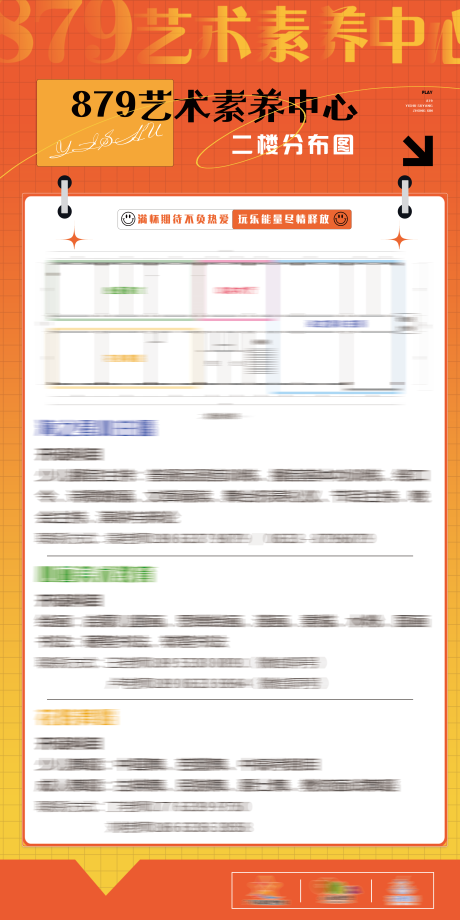 分布图内容陈列海报