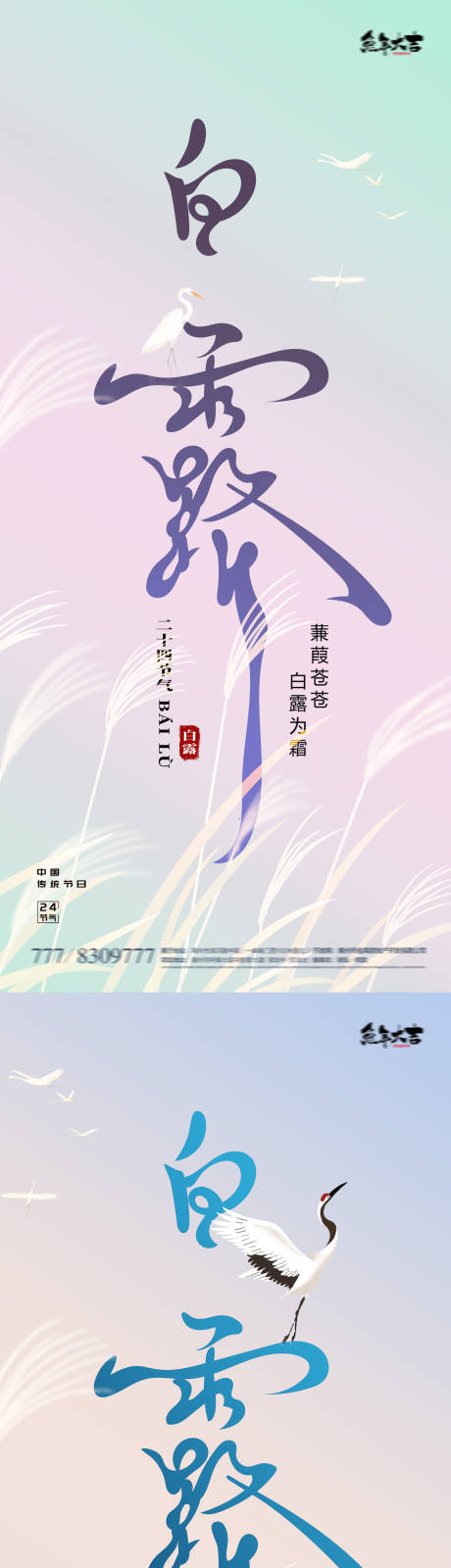源文件下载【白露节气海报】编号：13050018914949394
