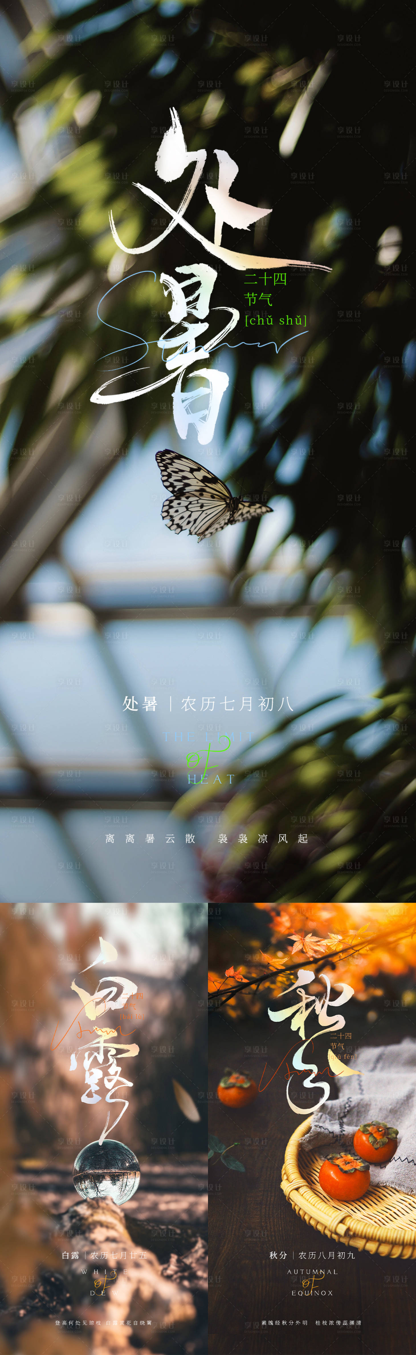 源文件下载【处暑海报】编号：49560018544951655