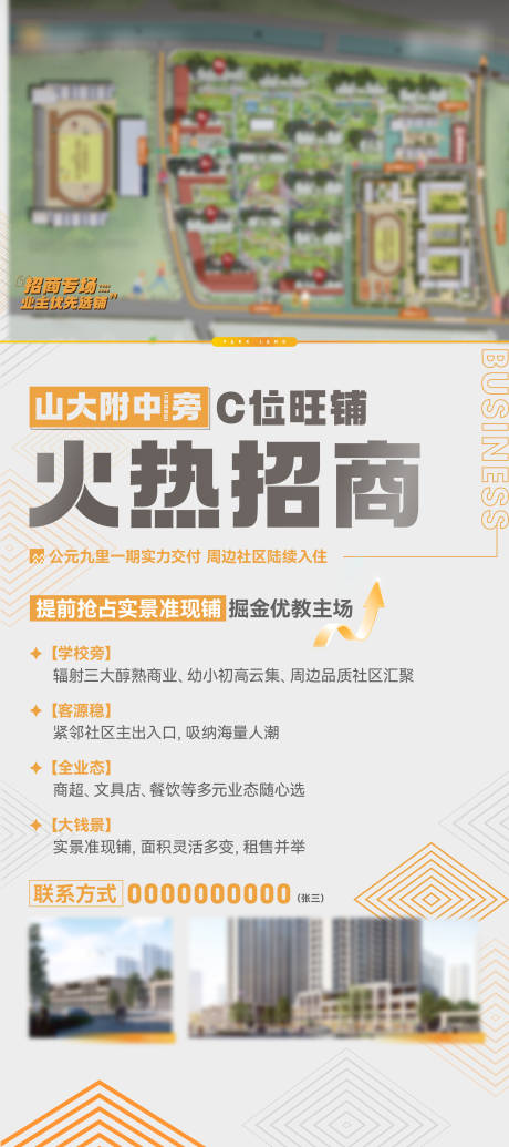 源文件下载【商铺招商卖点价值点展架】编号：19910018749528016