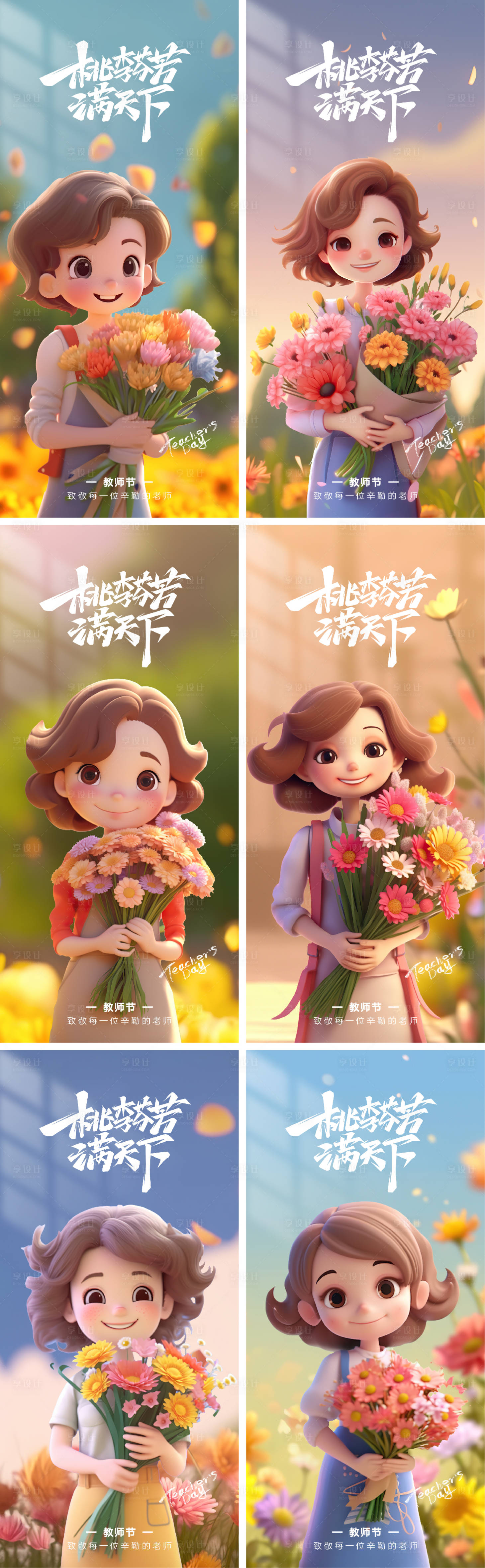 源文件下載【享設計】搜索編號：36440018516666450【教師節海報】