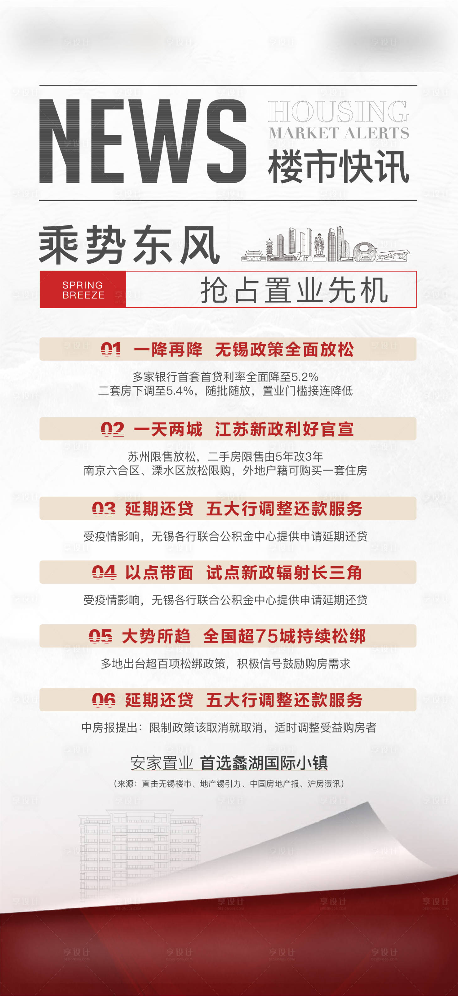 源文件下载【享设计】搜索编号：53650018656721613【政策地产海报】