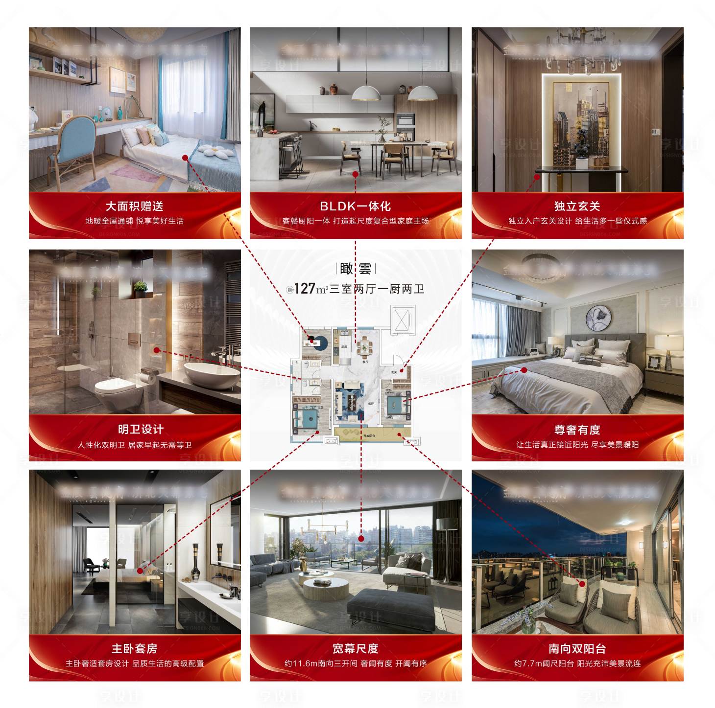 源文件下载【户型九宫格】编号：99070018552169643