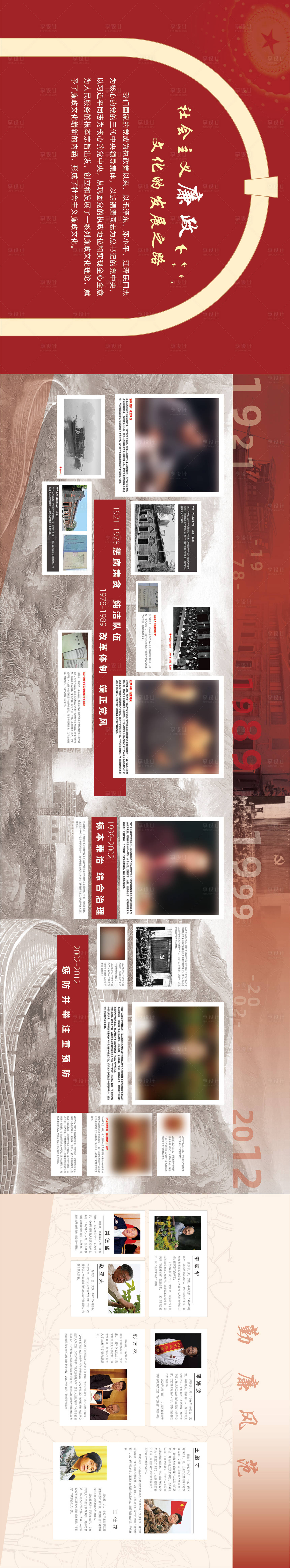 源文件下載【享設計】搜索編號：52500018750427605【廉政展廳墻面文化墻】