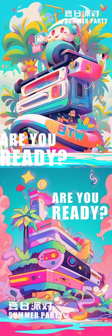 源文件下载【夏日音乐派对活动海报】编号：69110018921202837
