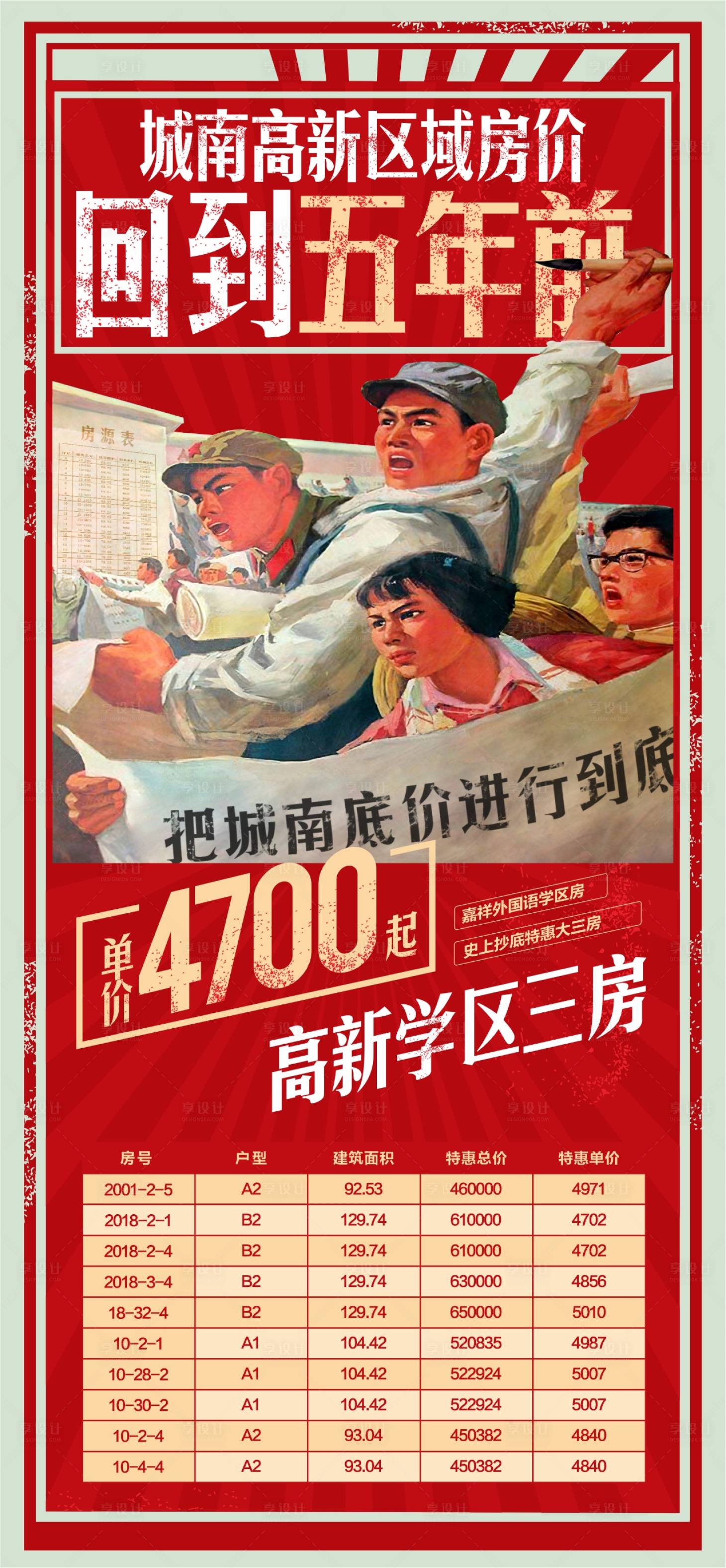 源文件下载【享设计】搜索编号：57660018455293414【特价房海报】