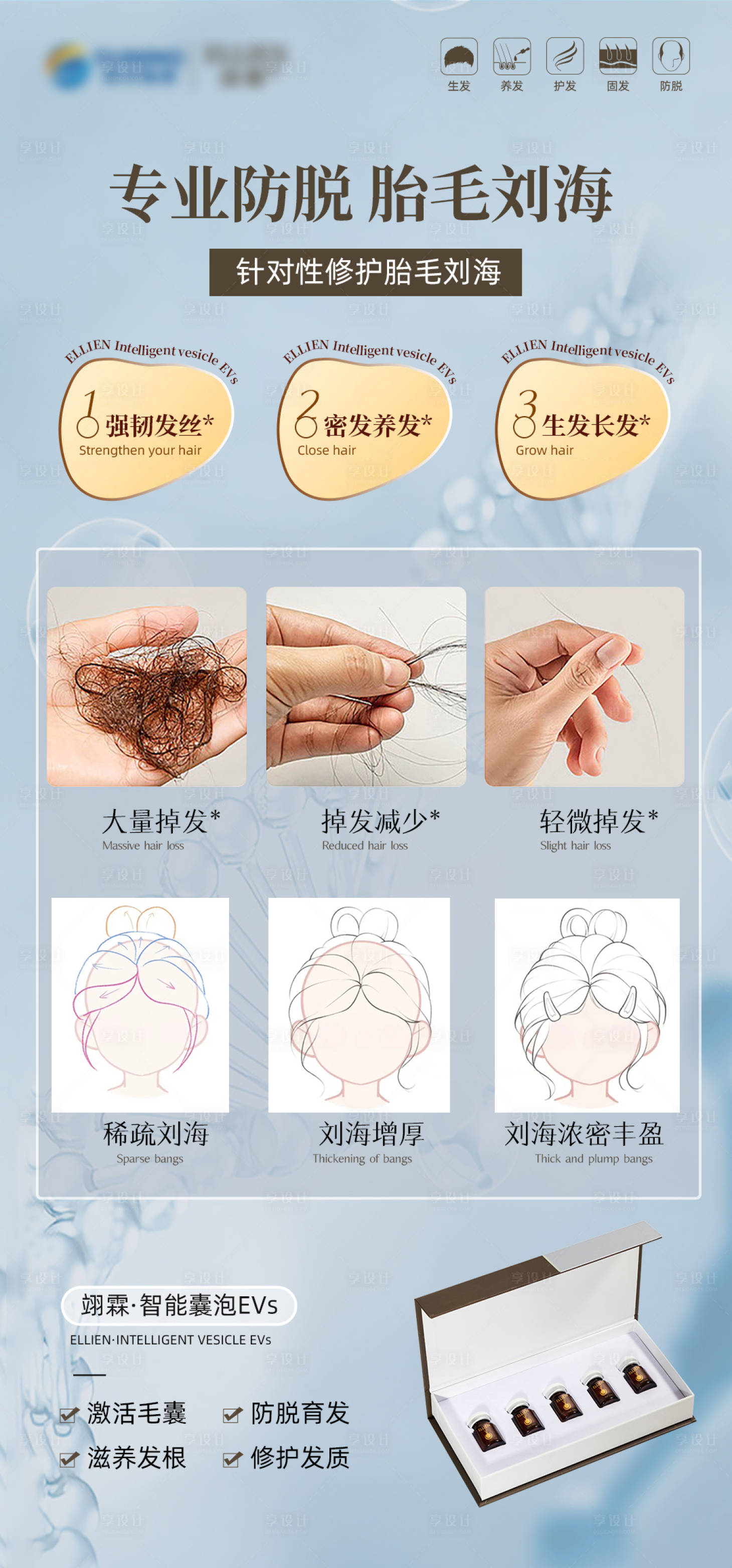 源文件下载【享设计】搜索编号：29740018443848861【专业防脱产品海报】