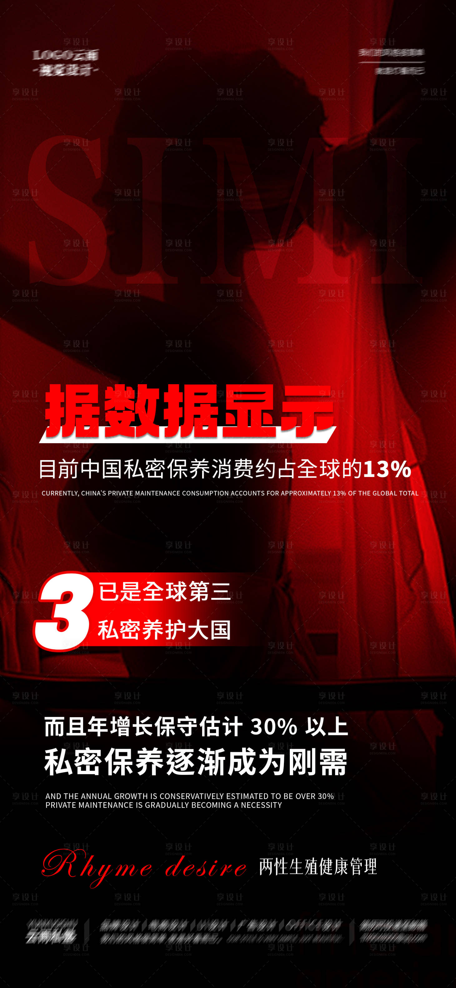 源文件下载【享设计】搜索编号：21920018732573998【私密保养性感宣传海报】