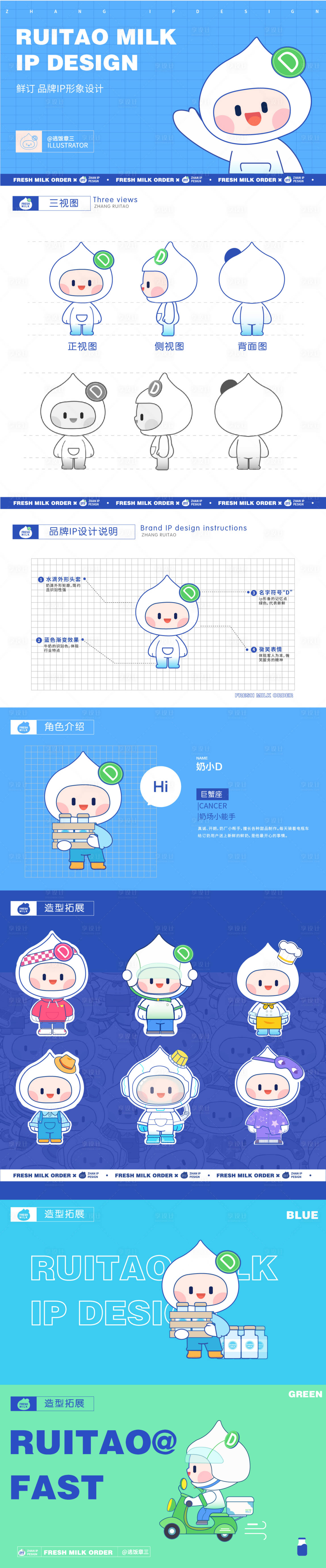 源文件下载【享设计】搜索编号：23120019047387627【鲜奶品牌IP设计】