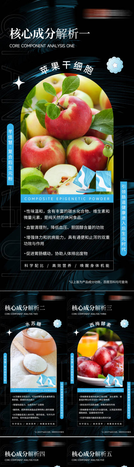 源文件下载【肠道健康产品成分介绍海报】编号：58370018501522709