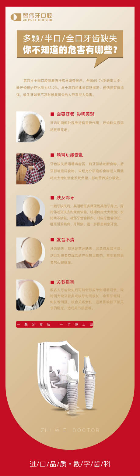 源文件下载【缺牙的危害有哪些长图海报】编号：62250018763902518