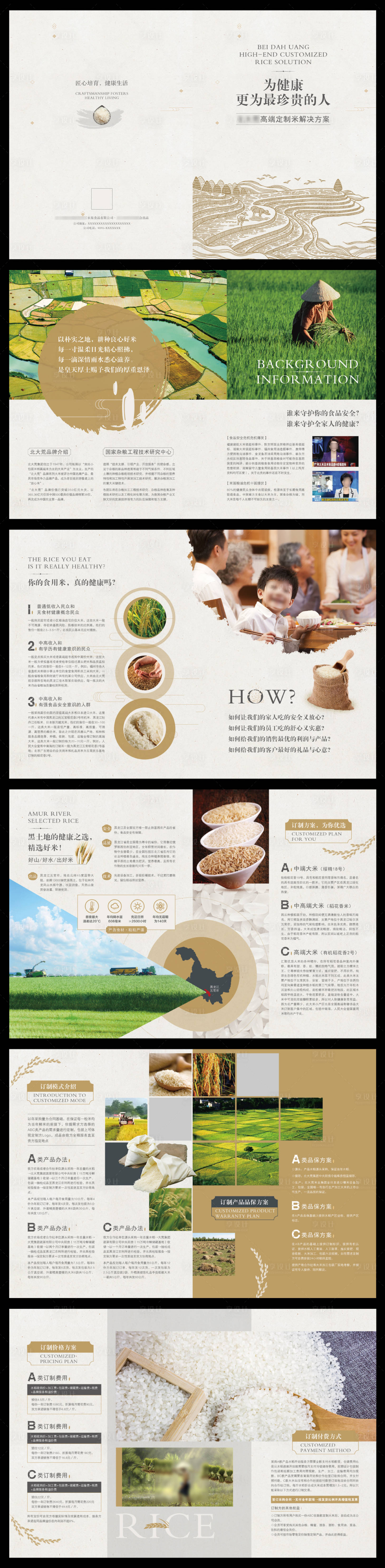 源文件下載【享設計】搜索編號：96820018806723044【高端定制大米畫冊】