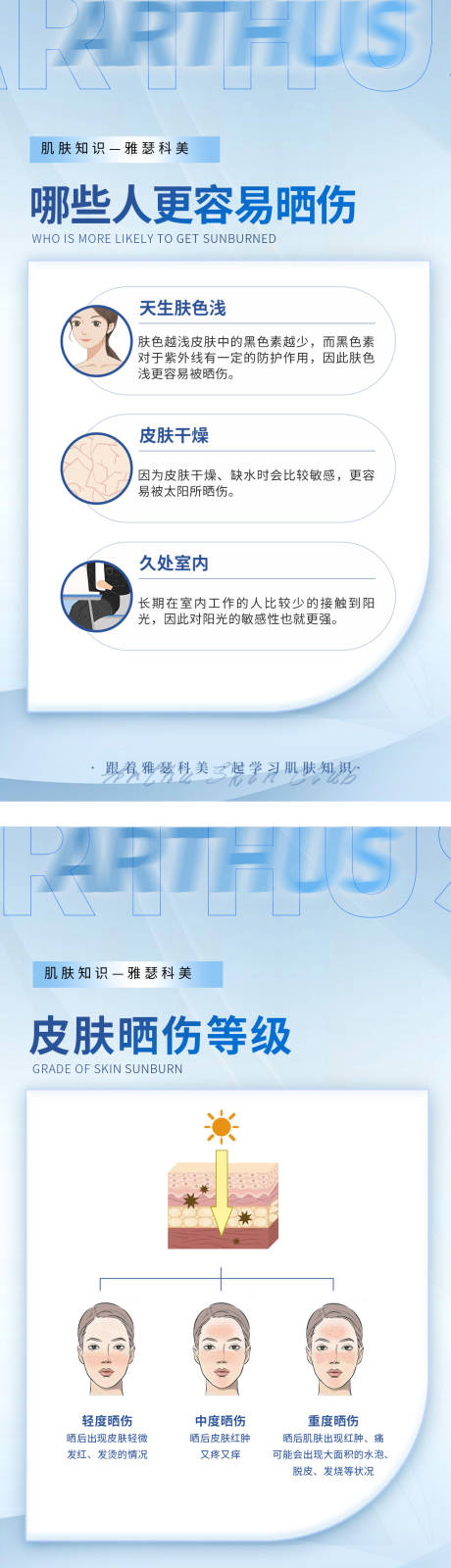 源文件下載【享設計】搜索編號：40810018651705533【美業防曬小知識系列海報】