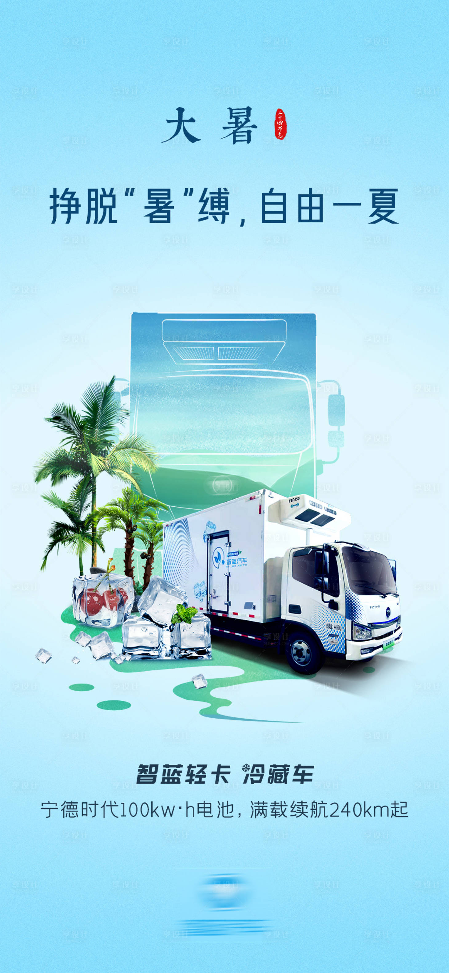 源文件下载【享设计】搜索编号：39910018528064261【大暑节气海报】