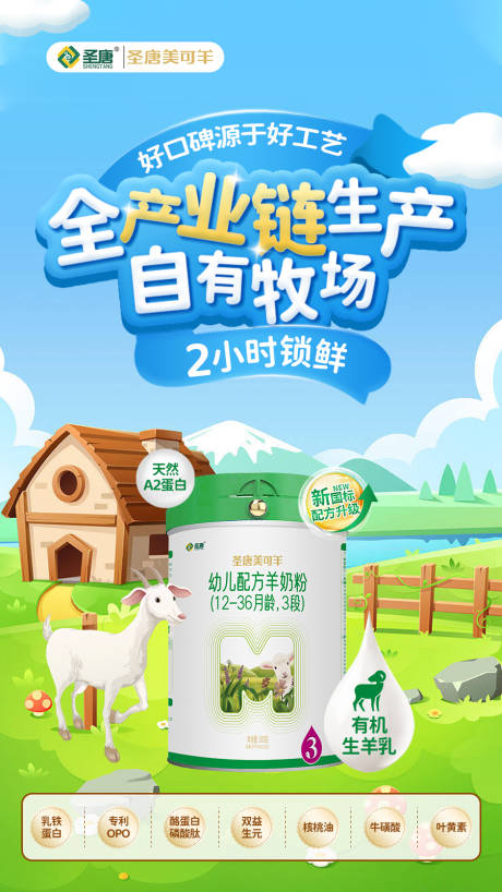 源文件下载【羊奶粉海报】编号：14760019022452216