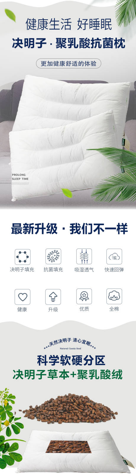 源文件下载【决明子枕头详情页】编号：55670018246512294