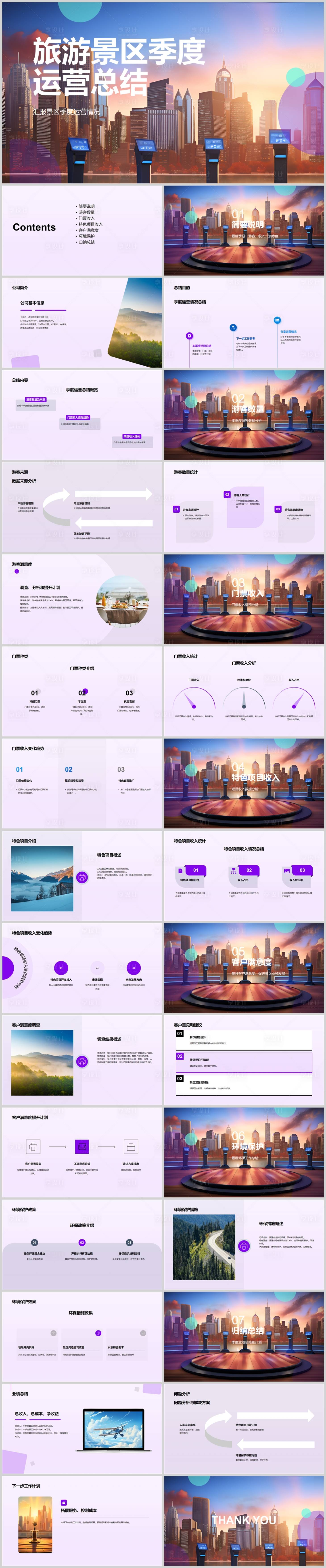 源文件下载【旅游景区季度运营总结PPT】编号：29290018544969751