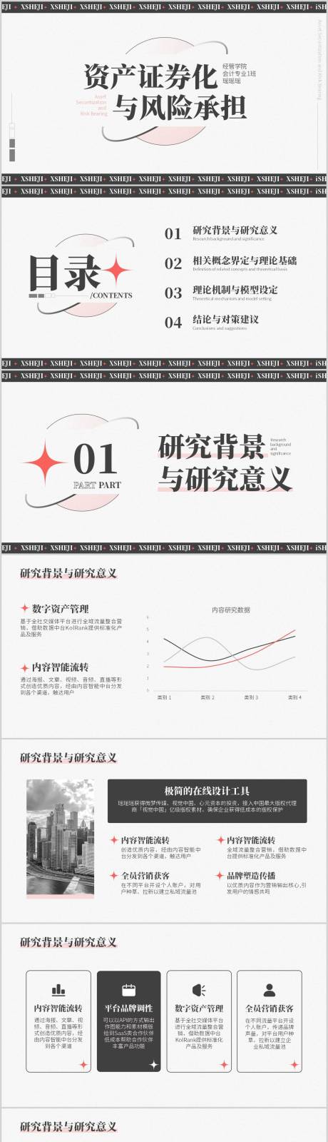 源文件下载【享设计】搜索编号：10000018940272835【资产证券化风险承担PPT】