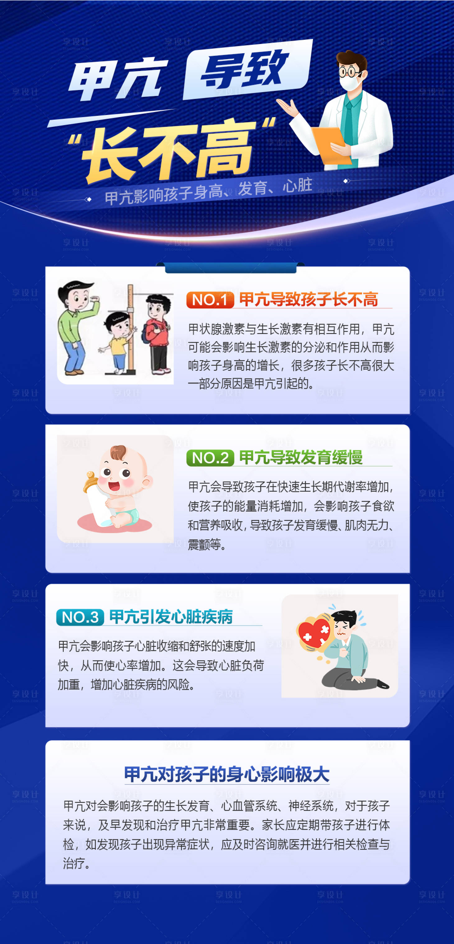源文件下載【享設計】搜索編號：74580018632035820【甲亢科普長圖海報】