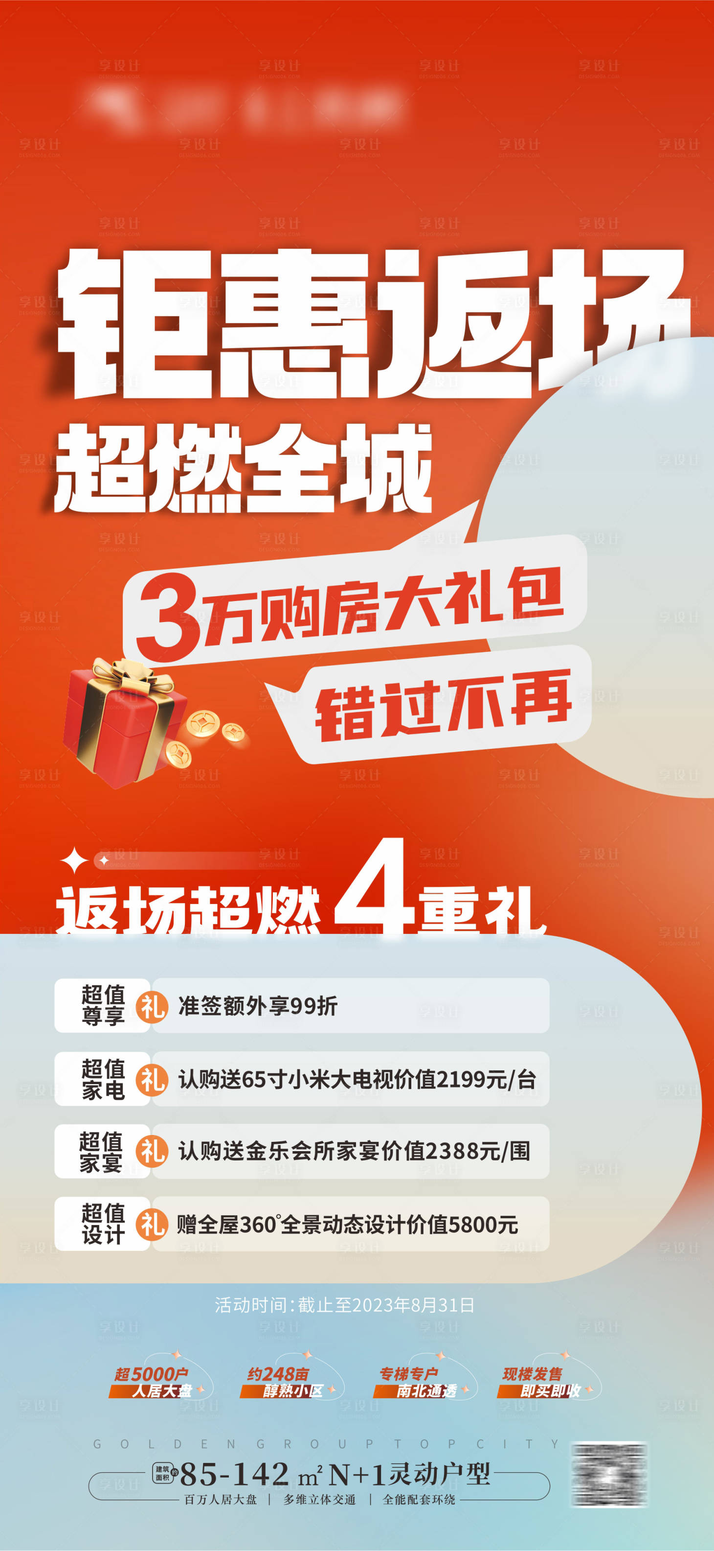 源文件下載【享設(shè)計】搜索編號：57490018855216866【地產(chǎn)促銷大字報活動海報】