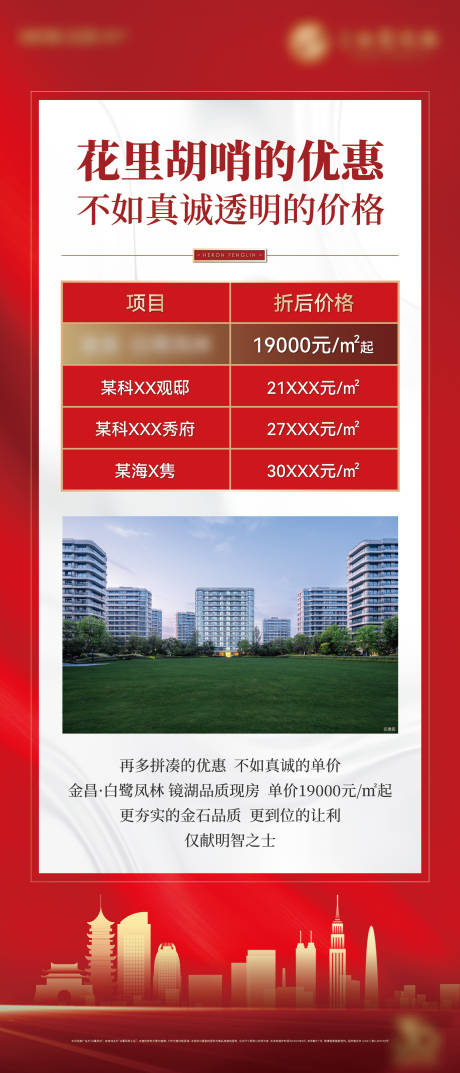 源文件下载【地产比价展架】编号：40090018942952316
