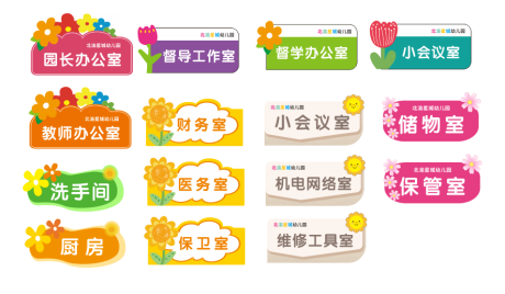 源文件下载【幼儿园班级牌门牌】编号：54450018687009479