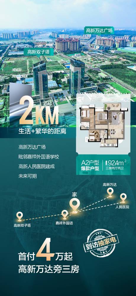 源文件下载【地产交通城市中心海报】编号：20230803092453481