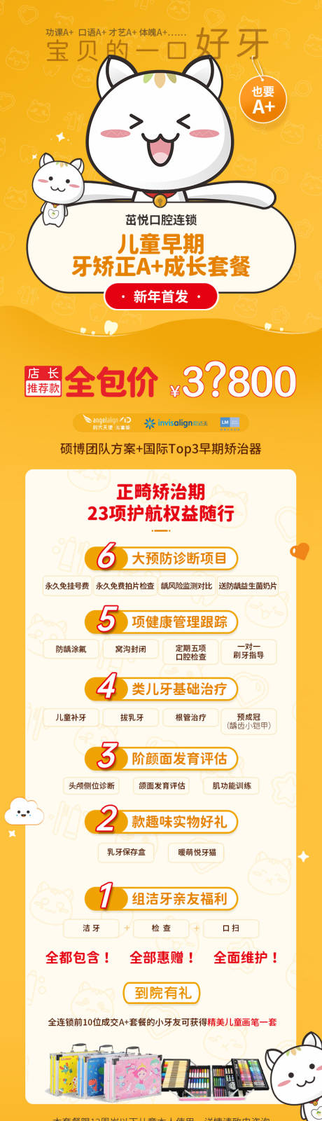 源文件下载【享设计】搜索编号：43050018482763199【口腔矫正套餐长图】