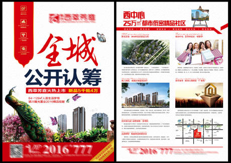 源文件下载【享设计】搜索编号：18250018486816326【地产认筹价值点DM宣传单】