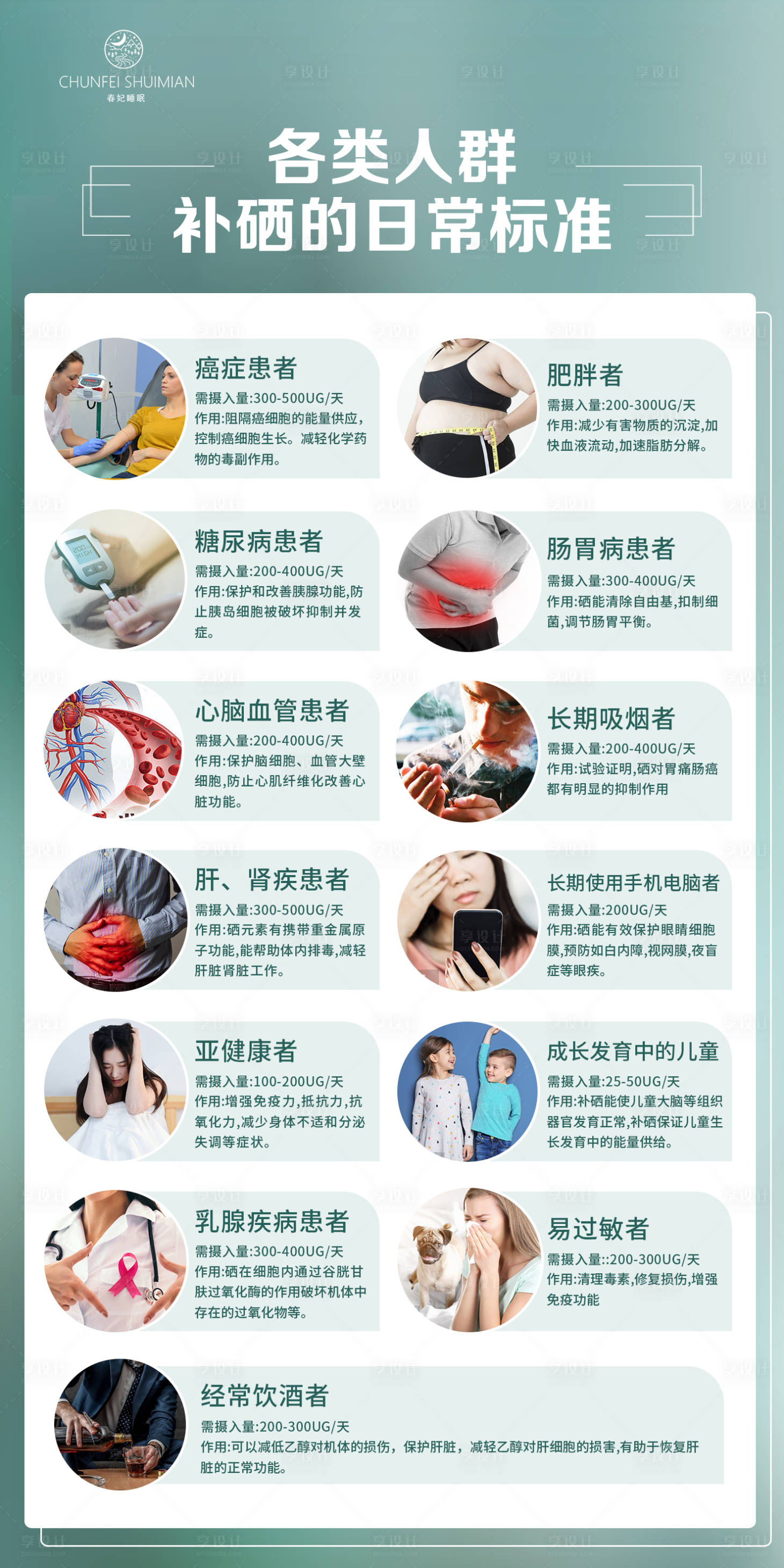 源文件下載【享設(shè)計(jì)】搜索編號(hào)：83840018975156037【補(bǔ)硒標(biāo)準(zhǔn)科普海報(bào)】