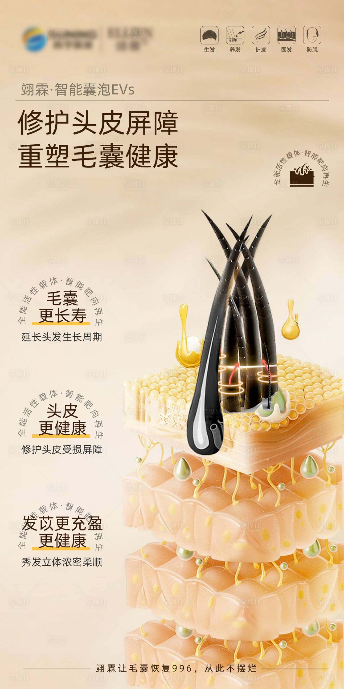 源文件下載【享設計】搜索編號：12770019054753942【養發產品外泌體】