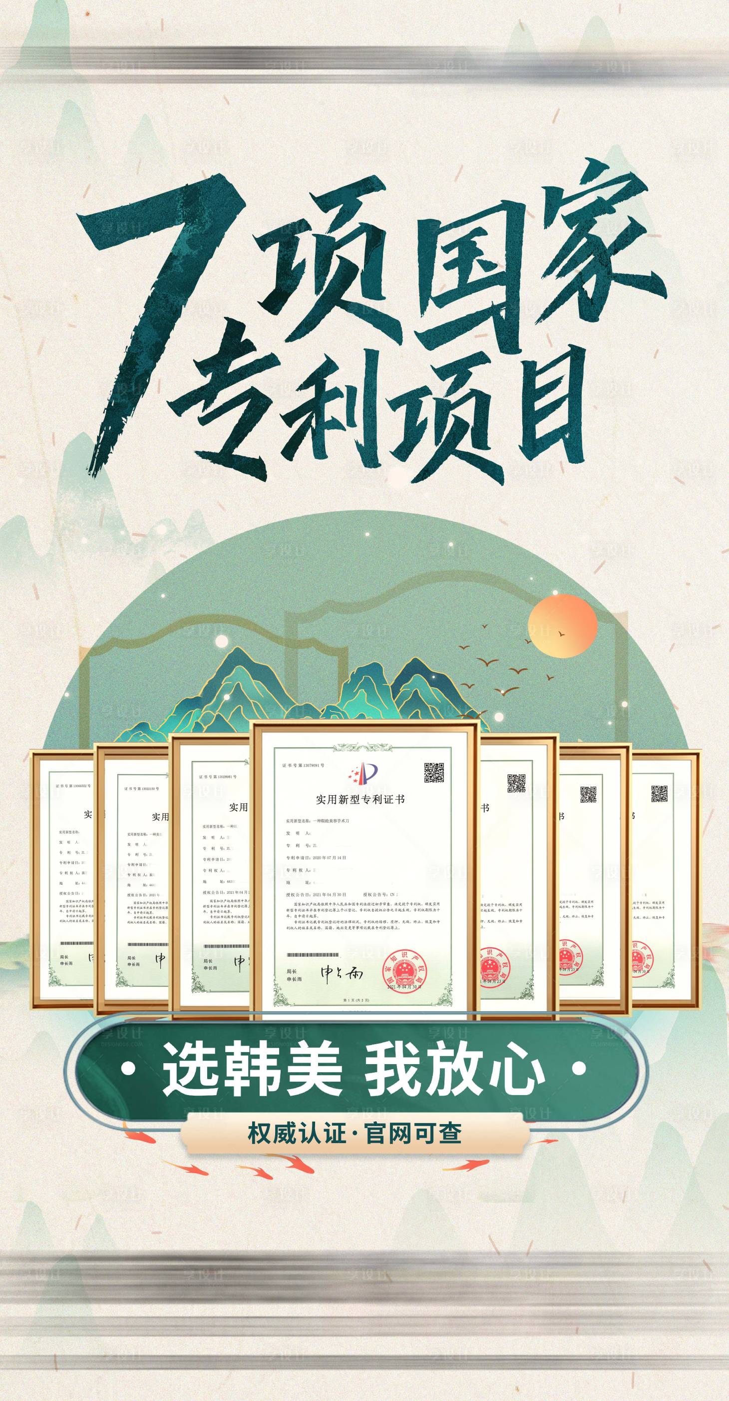 源文件下载【医美国潮专利海报】编号：60620018995871035